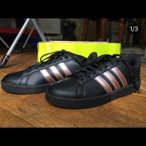 NEW All Star Adidas, Rose Gold and Black